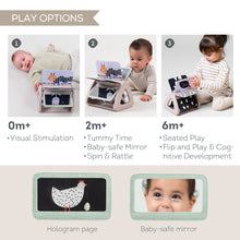 Load image into Gallery viewer, Taf Toys Black & White Spinning Book #13385