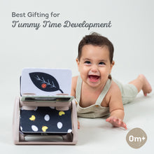 Load image into Gallery viewer, Taf Toys Black & White Spinning Book #13385