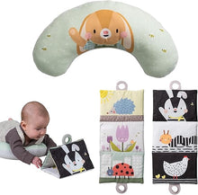 Load image into Gallery viewer, Taf Toys Tummy-time Crinkle Book & Cushion *Kraft Packaging*