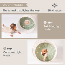 Load image into Gallery viewer, Taf Toys Glow & Go Tunnel 6M+