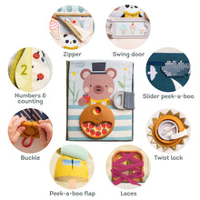 Load image into Gallery viewer, Taf Toys Fantasy Busy Book 18M+