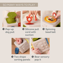 Load image into Gallery viewer, Taf Toys Peek & Play Silicone Cube