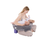 Load image into Gallery viewer, My Brest Friend Twin Deluxe Breastfeeding Pillow - Grey