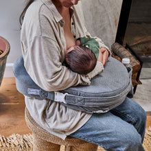 Load image into Gallery viewer, My Brest Friend Breastfeeding Pillow Deluxe - Evening Grey