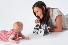 Load image into Gallery viewer, Taf Toys Tummy-time Mirror Book
