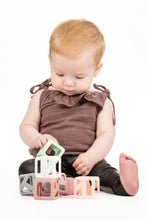 Load image into Gallery viewer, Malarkey Kids Stack N Chew 4 PK Mini Cubes - Pastels