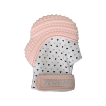 Load image into Gallery viewer, Malarkey Kids Munch Mitt Teething Mitten Pastel Pink