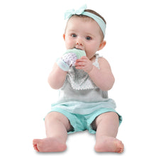 Load image into Gallery viewer, Malarkey Kids Munch Mitt Teething Mitten Mint Green