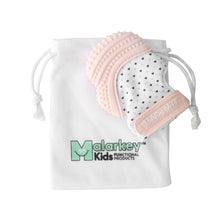 Load image into Gallery viewer, Malarkey Kids Munch Mitt Teething Mitten Pastel Pink