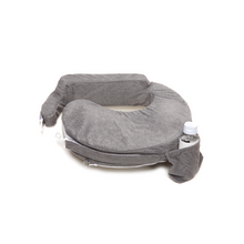 Load image into Gallery viewer, My Brest Friend Breastfeeding Pillow Deluxe - Evening Grey