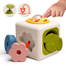 Load image into Gallery viewer, Taf Toys Peek &amp; Play Silicone Cube
