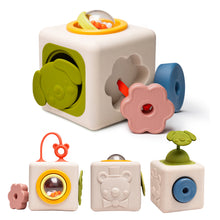 Load image into Gallery viewer, Taf Toys Peek &amp; Play Silicone Cube
