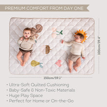 Load image into Gallery viewer, Taf Toys Fantasy Bloom Quilted Play Mat
