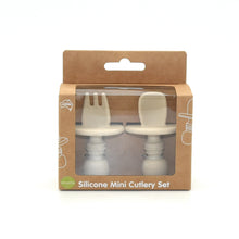 Load image into Gallery viewer, Playette Silicone Mini Cutlery Set - Sand
