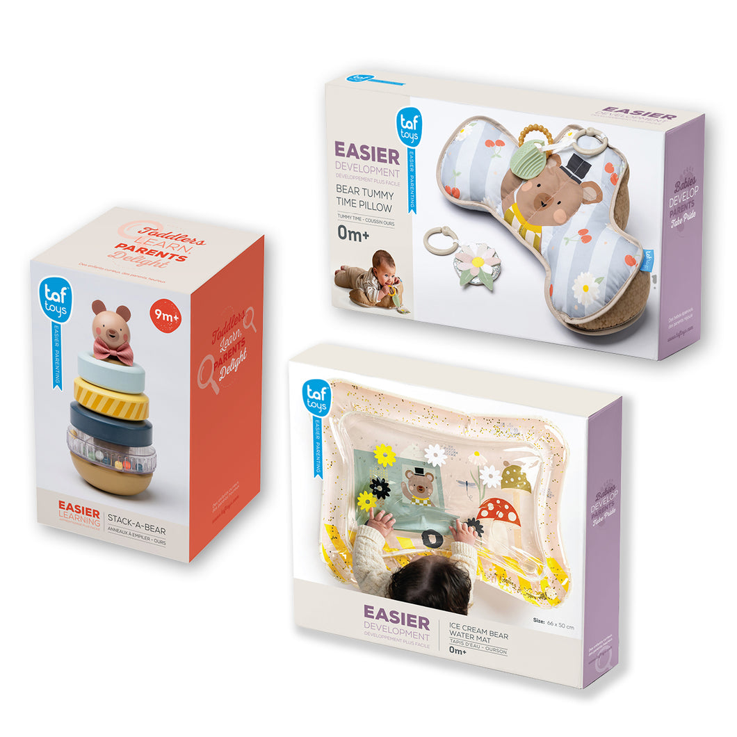 Taf Toys Tummy Time Bundle - Bear