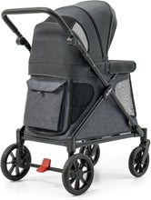 Load image into Gallery viewer, Familidoo Q1 2.0 Wagon Stroller - Charcoal Grey
