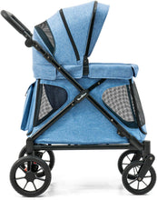 Load image into Gallery viewer, Familidoo Q1 2.0 Wagon Stroller - Denim Blue
