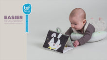 Load and play video in Gallery viewer, Taf Toys Tummy-time Crinkle Book &amp; Cushion *Kraft Packaging*

