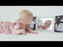 Load and play video in Gallery viewer, Taf Toys Tummy-time Mirror Book
