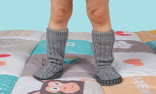 Load image into Gallery viewer, Cable Slipper Socks - 18-24 months
